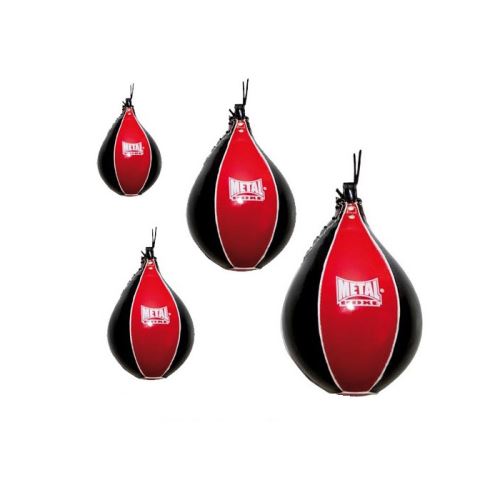 Poire de vitesse Métal boxe-M-Rouge et noir-M--M-Rouge et noir--------------Rouge et noir-S à L
