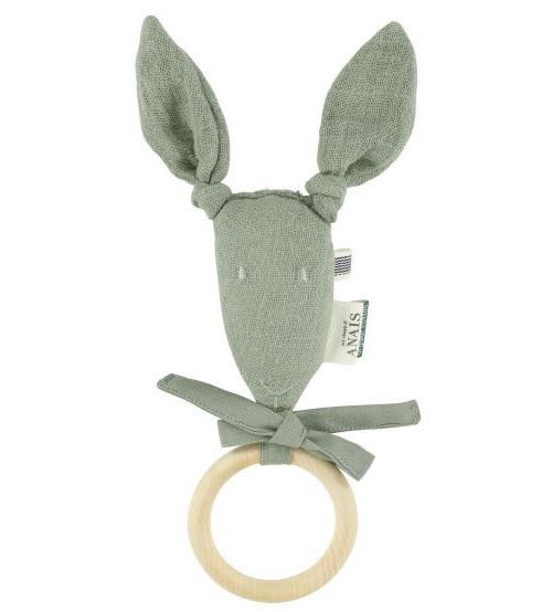 Trixie anneau de dentition kangourou Bliss Olive junior 25 cm vert coton