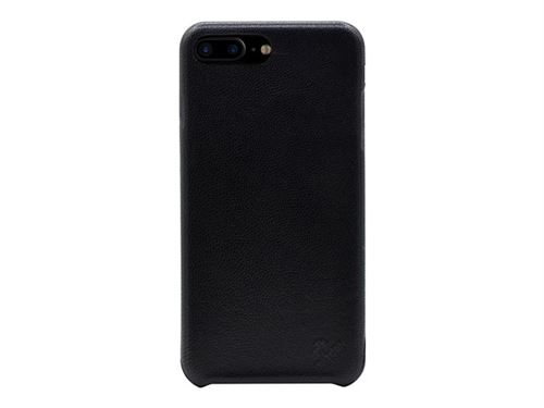 LEICKE Manna UltraSlim - Achterzijde behuizing voor mobiele telefoon - echt leer - zwart - voor Apple iPhone 7 Plus