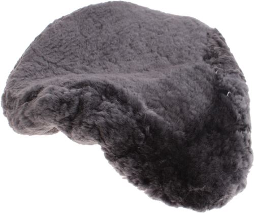 Hulzebos couverture de selle en peau de mouton gris 28 cm