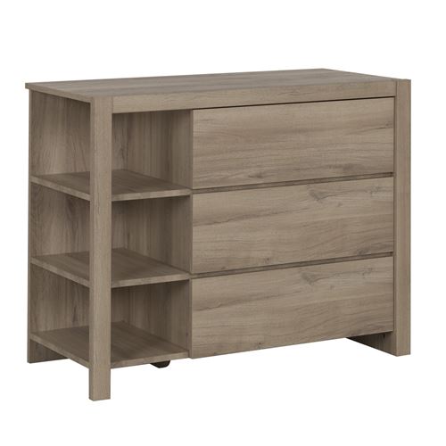 Commode 3 tiroirs Ethan - Bois
