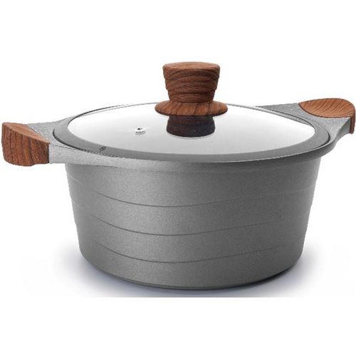 Lacor 27328 – Poêle aluminium, couleur gris