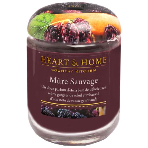 Grande Bougie à la cire de soja Mûre