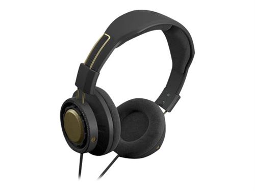 Gioteck TX40S - Micro-casque - circum-aural - filaire - noir, bronze