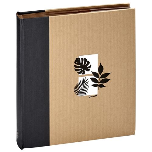 Album photo pochettes Greenearth noir 500 photos 11,5x15, 100 pages, 350 x 370 x 56 mm - fabriqué en France