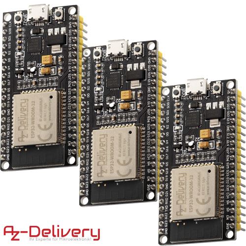 AZDelivery NodeMCU Lolin V3 ESP8266 ESP-12F – WiFi-module Met USB-C – 3 Stuks – Compatibel Met Arduino – Incl. E-book 4 miniatura