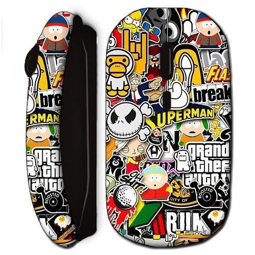 Souris Sans Fil poster Superman Cartoon South Park Simson Maniacase