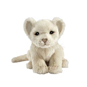 Lion Blanc Bebe Assis 18 Cm Animal En Peluche Achat Prix Fnac