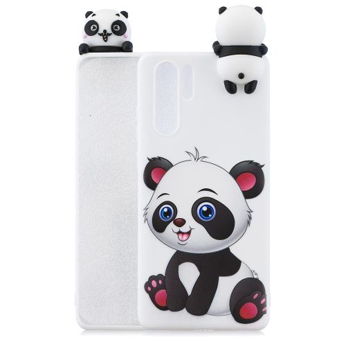 Coque en TPU impression de motifs de poupées mignonnes en 3D adorable panda pour votre Huawei P30 Pro