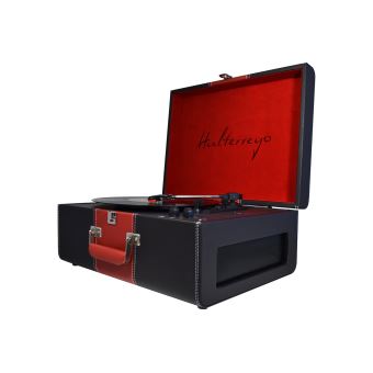 Halterrego H.TURN Deluxe Platenspeler Zwart en Rood