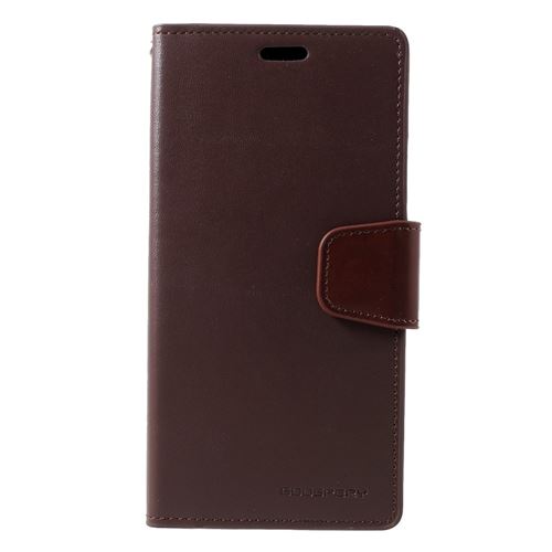 Etui en PU café pour votre Apple iPhone XS Max 6.5 inch