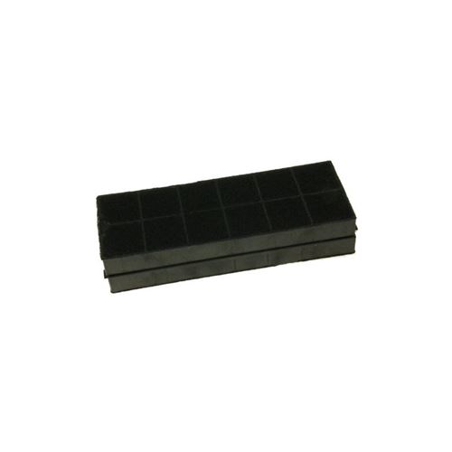 Filtres a charbon actif (x2) 25 x 9,5 x 2,3 cm pour hotte candy - hoover - rosieres - h718151