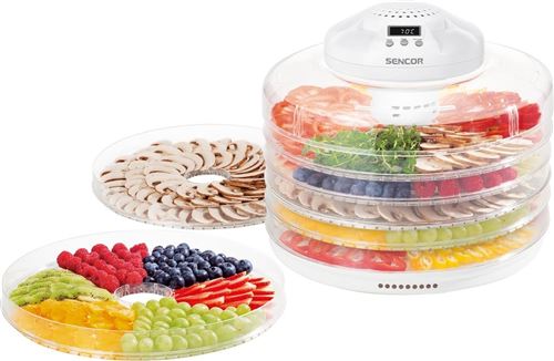 Sencor sfd 4235wh minuteur déshydrateur de fruits et de déshydrateur weis