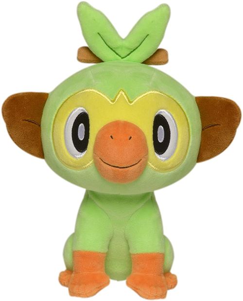 Pokémon peluche Grookey junior 20 cm vert