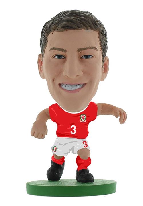 SOCCERSTARZ Soc1045 Le Produit sous Licence Officielle Equipe du Pays de Galles de Figure de Ben Davies en Home Kit