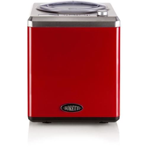 Boretti B101 - Sorbetière - 2 litres - 180 Watt - rouge
