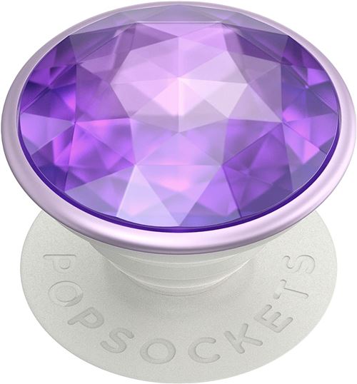 PopSockets PopGrip - Support et Grip pour Smartphone et Tablette avec un Top Interchangeable - Disco Crystal Orchid