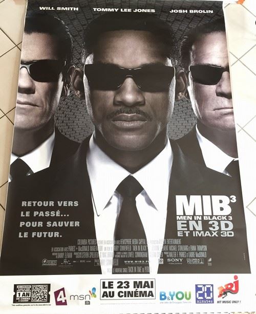 Men In Black 3 - 120x175 cm - AFFICHE / POSTER État correct - N/A reconditionné disponible sur Fnac