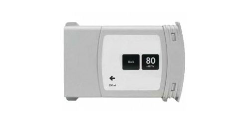 HP 80 - zwart - origineel - inktcartridge