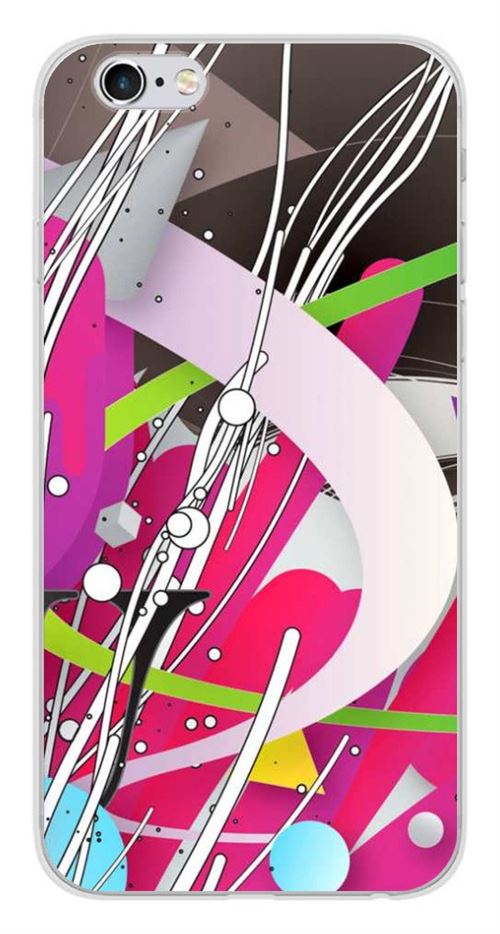 Coque en silicone imprimée compatible iPhone 6 Plus iPhone 6S Plus Future