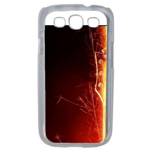 Coque blazing guitare compatible samsung s3 mini transparent