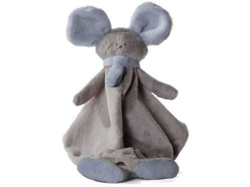 Dimpel - Mona souris doudou - beige-gris et bleu