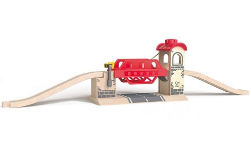 Hape pont-levis rail 30 cm marron clair