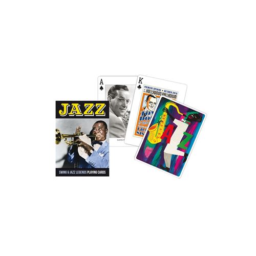 PIATNIK Jeu de 55 cartes JAZZ Multicolore