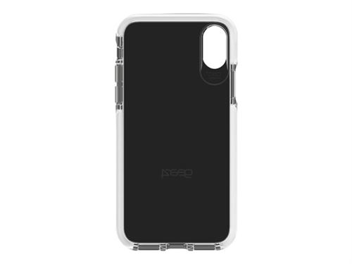 Gear4 D3O Piccadilly - Achterzijde behuizing voor mobiele telefoon - polycarbonaat, D3O - wit, transparant - voor Apple iPhone X