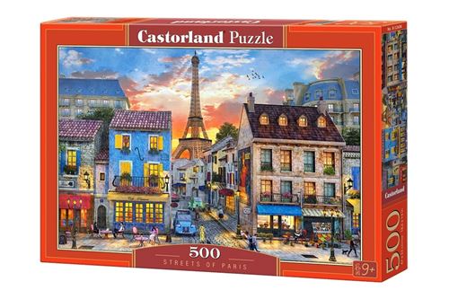 Castorland Rues de pièces de puzzle de Paris 500