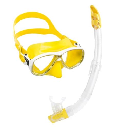 Set Masque Et Tuba Marea Vip 2017 - Couleur - Jaune/Jaune