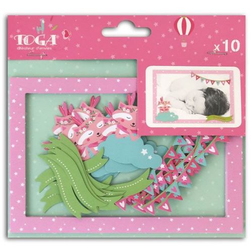 10 cartes découpées Polaroid Joséphine - Toga