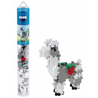 Jeu de construction Plus Plus Mini Basic Llama 100 pièces Blanc et Gris