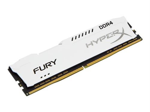 HyperX FURY White 16GB DDR4 3400 MHz 16Go DDR4 3400MHz module de mémoire - Modules de mémoire (16 Go, 1 x 16 Go, DDR4, 3400 MHz, 288-pin DIMM, Blanc)