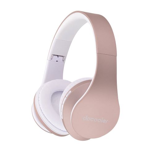 Docooler JH-812 Casque stéréo Bluetooth sans fil Rose