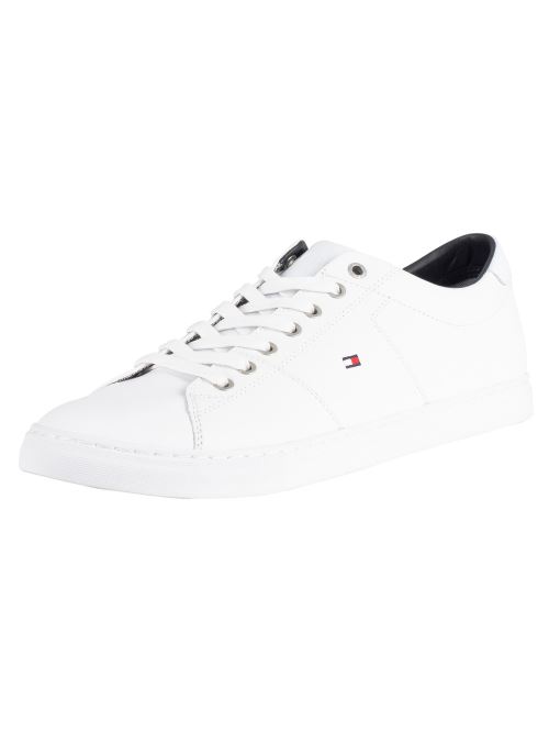 Tommy Hilfiger Pour des hommes Essential Trainers, blanc46 EU