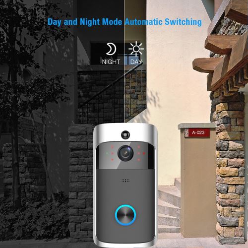 Caméra Sans Fil Sonnette Wifi À Distance Vidéo Interphone Porte de Sécurité Ir de Bell Téléphone BT052