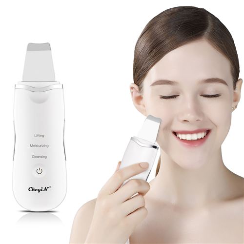 Épurateur De Peau Faciale Ultrasonique Professionnel Ion Nettoyage De Visage Profond Peeling Dispositif De Soins