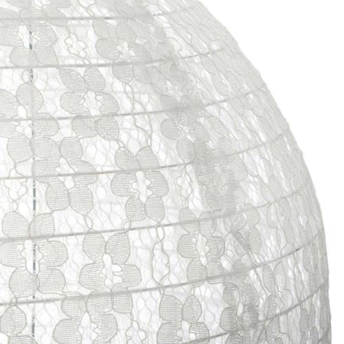 Atmosphera Lanterne Japonaise Dentelle Coton D 40 cm