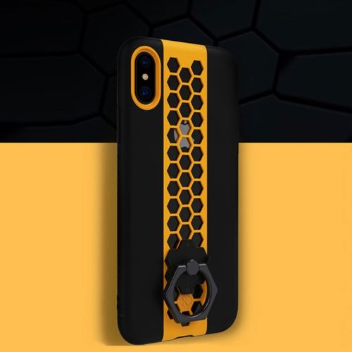 iPhone X Coque Protection Plastique Jaune Combinaison ALS48153