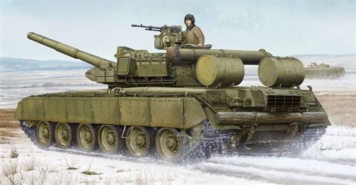 T-80BVD RUSSIAN MAIN BATTLE TANK - TRUMPETER 1/35 PLASTIC KIT - Image 3