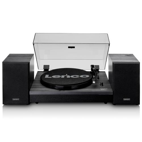 Lenco LS-300 Black platine vinyle avec enceintes