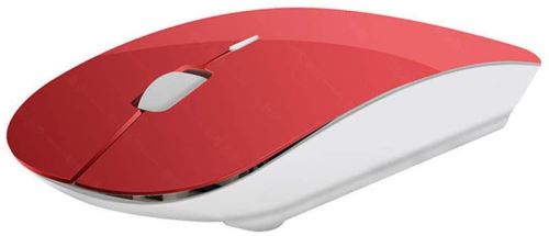 Souris Vshop® Souris Sans Fil Rouge/Ultra-Mince/Optique Réglable Wireless Mouse Pour Ordinateur, Pc, Ordinateur Portable, Macbook