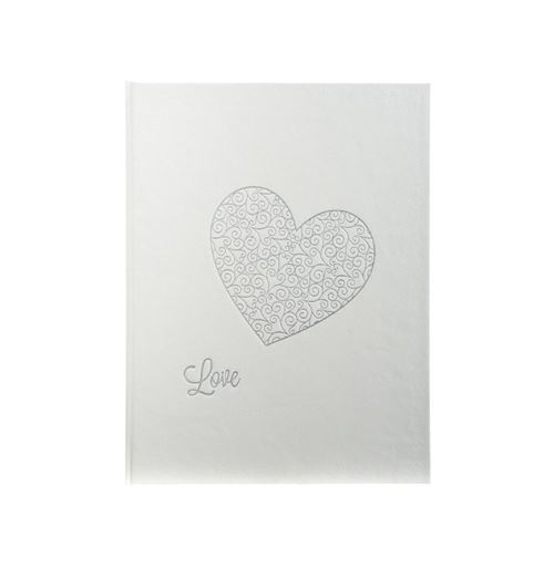 Livre d'Or Love Couleur Blanc
