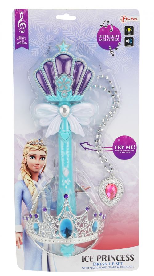 Toi-Toys accessoires de costume princesse de glace bleu 32 cm