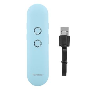 T4 Smart Translateur multilingue en temps réel avec 42 langues (bleu) - 1