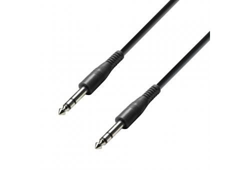 Adam Hall Cables K3BVV0060ECO Série 3 Star Câble de Patch Jack 6,35 mm stéréo vers Jack 6,35 mm stéréo 0,6 m
