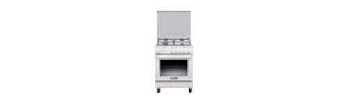 Germania S64021W - Cuisinière - pose libre - largeur : 60 cm - profondeur : 60 cm - blanc