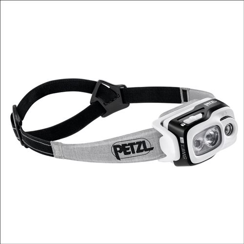 Petzl Swift RL Noir E095BA00 - Lampe Frontale Intelligente Rechargeable 900 Lumens