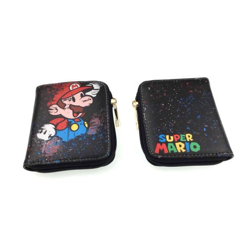 Portefeuille en PU cuir - cadeaux personnalisés - Super Mario #267